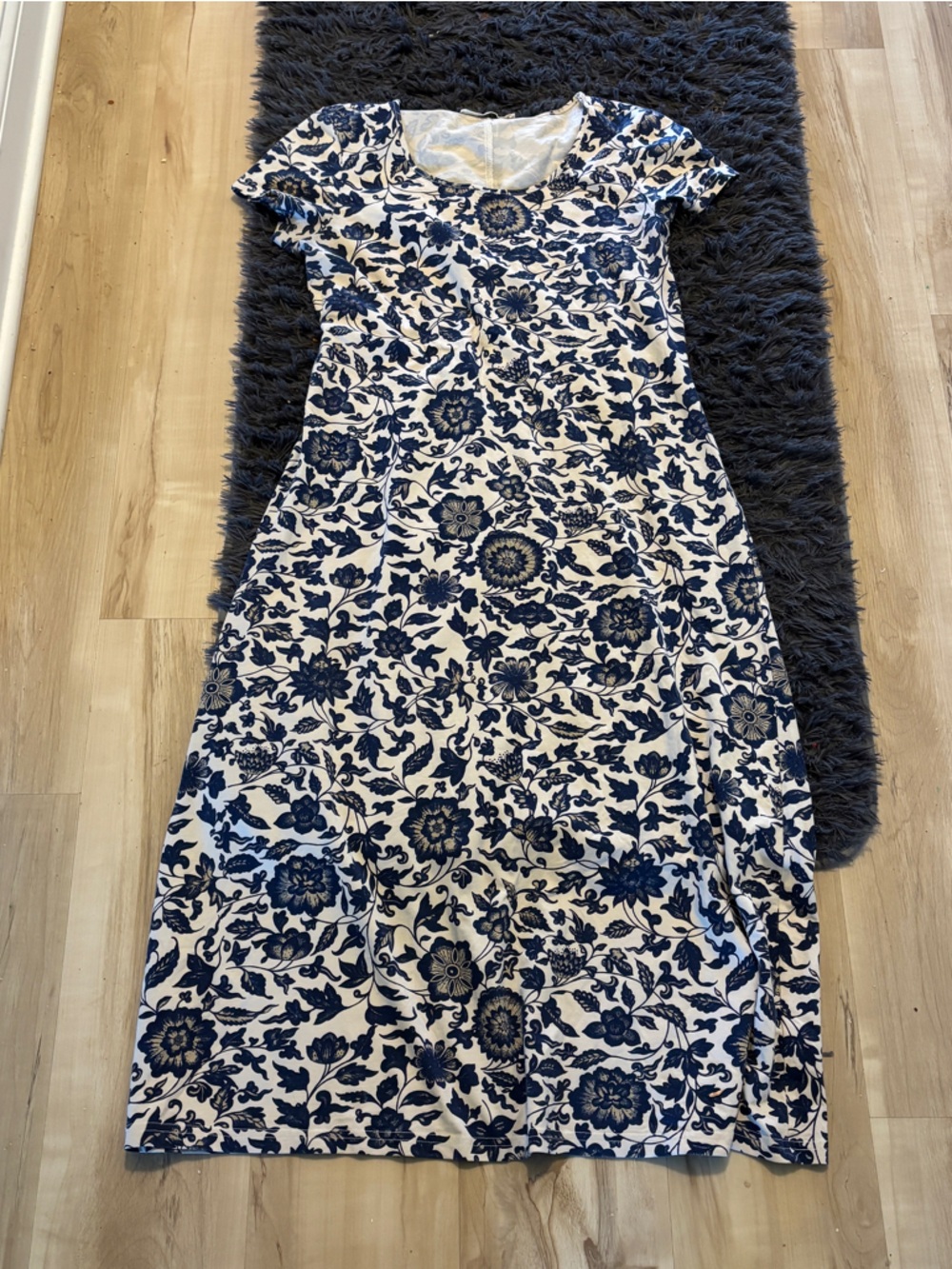 Peruvian Connection Floral Midi Dress